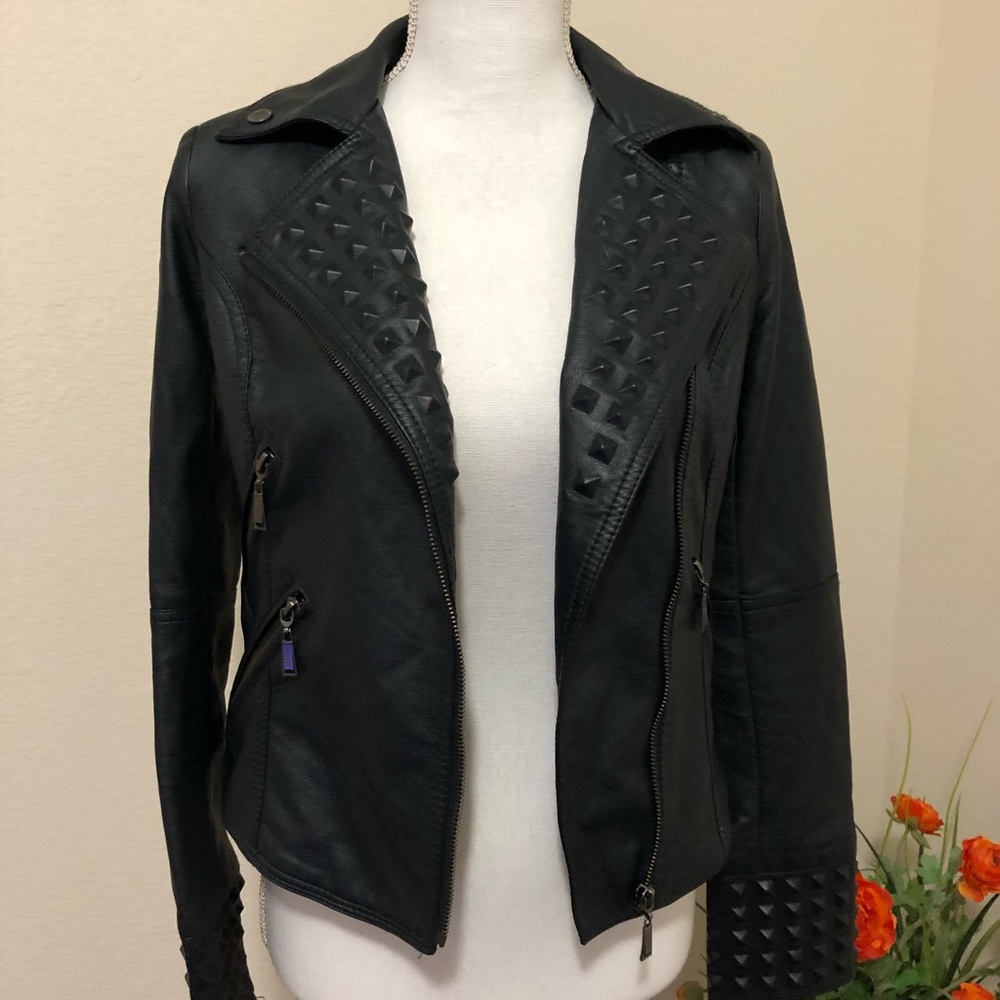 Faux Leather moto jacket